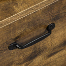 Cassettiera 2 Cassetti 65x40x75 cm in Truciolato Marrone