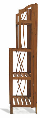 Libreria Pieghevole 4 Ripiani in Legno Soriani