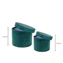 Set 2 Cappelliere Velluto 26x20 23x18 cm