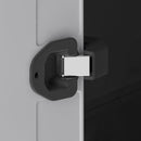 Armadio 8 Ripiani 80x44x182 cm Keter Titan Multispace XL Nero