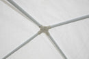 Gazebo da Giardino in Metallo 3x3m Soriani Bianco