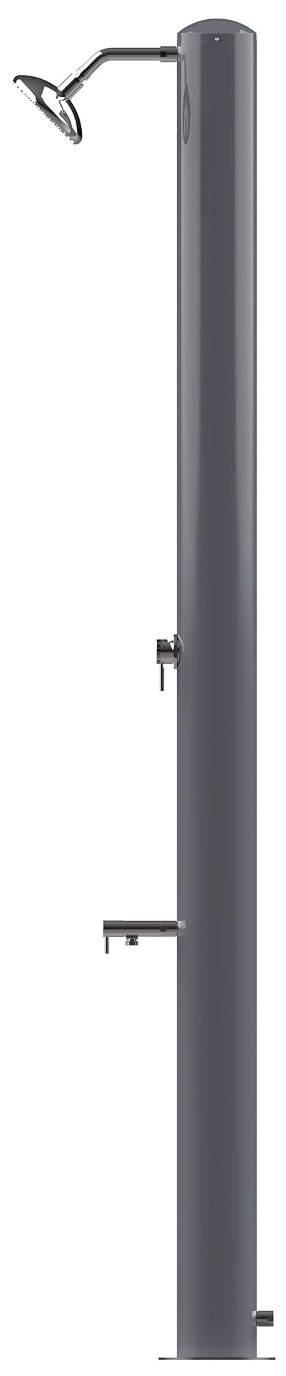 Doccia Solare da Giardino 28L Miscelatore e Lavapiedi Tevere A Grigio Ardesia prezzo