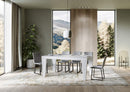 Tavolo Allungabile 180-284x90x77 cm Spimbo Bianco Frassino