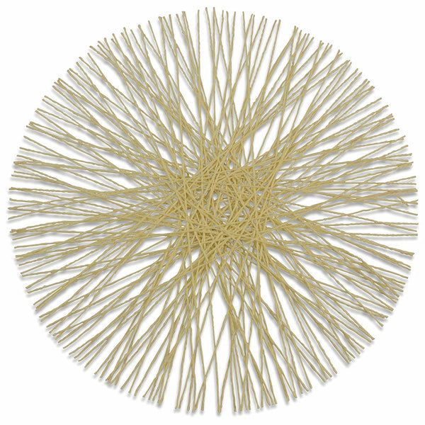 sconto Lot de 6 sets de table ronds en papier Villa d'Este Soleil Ivoire