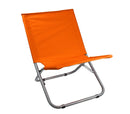 Spiaggina Sedia Prendisole Pieghevole in Textilene Arancione