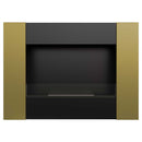 Camino a Bioetanolo da Parete 90,2x65 cm Flig Boston 2 Oro