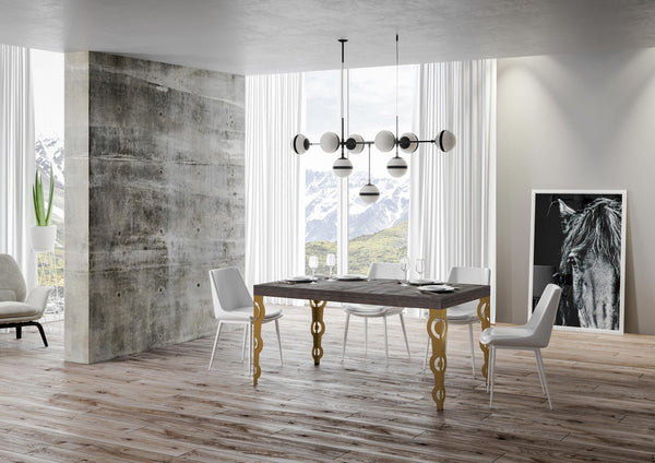 Tavolo 180x90x77 cm Tavolo Karamay Fix Noce sconto