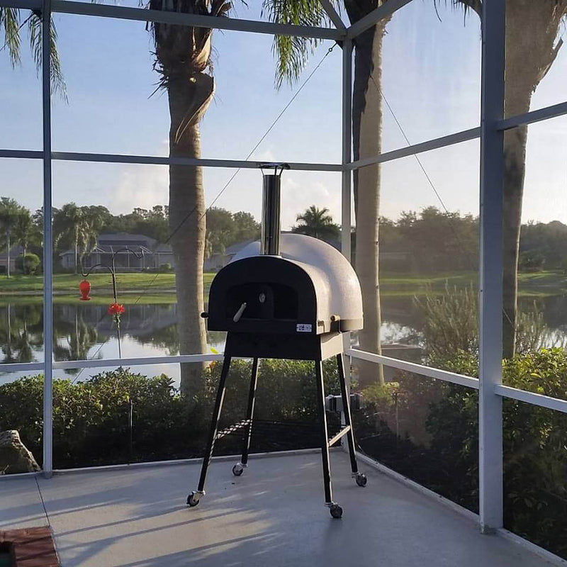 Forno a Legna da Esterno Cottura Diretta in Refrattario Zio Ciro Subito Cotto 95