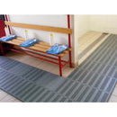 Set 4 Piastrelle in Plastica da Esterno 60 x 60 cm 