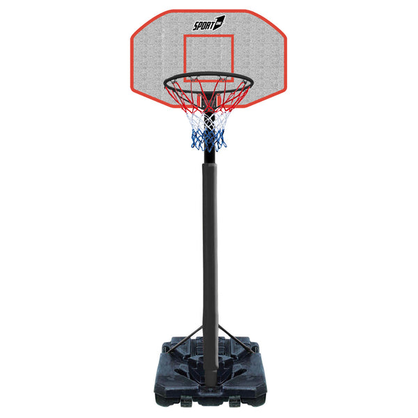 Panier de basket extérieur extensible hauteur 200-305 cm noir acquista