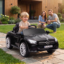 Auto Elettrica per Bambini Licenza Mercedes-Benz 12 V 103x63x44 cm con Telecomando e Sospensioni su 4 Ruote in PP Nero      