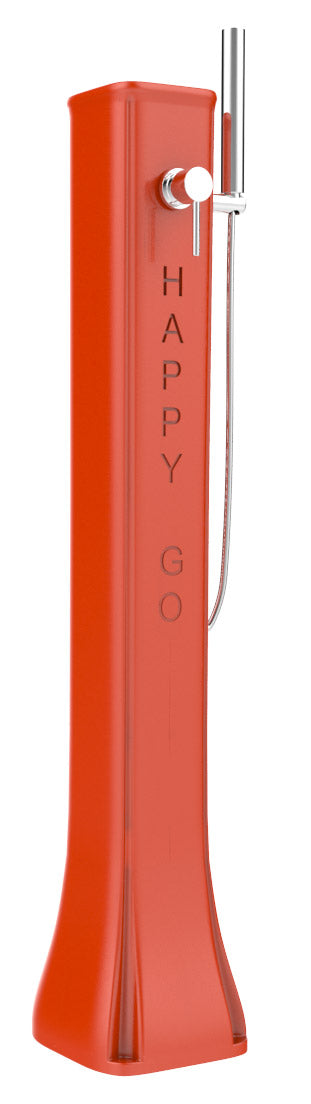 prezzo Doccia Solare da Giardino 23L Miscelatore e Doccetta Mobile Arkema Happy Go Arancio