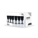 Set 6 Calici Vino Vis à Vis in Vetro VdE Tivoli 1996 Nero