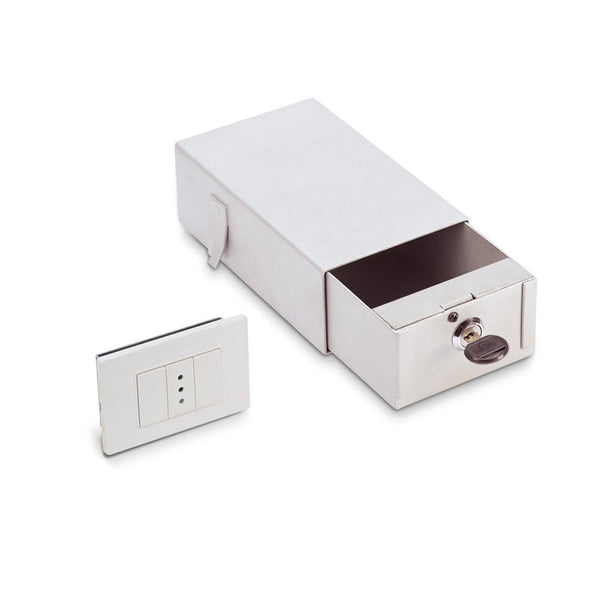 Prise Electrique Coffre-fort Invisible Monotiroir Mural à Clé Technomax Sm/1 prezzo