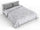Couette 100gr avec imprimé en microfibre orné de différentes tailles