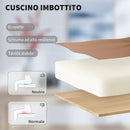 Sedia da Ufficio Reclinabile 65x67x111-119 cm con Poggiapiedi e Rotelle in Finta Pelle Marrone      