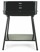 Barbecue a Carbone Carbonella Rettangolare 58x38 cm Soriani Sun-day Nero