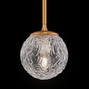 Lampada pendente Modern in Metallo Ligero Ottone