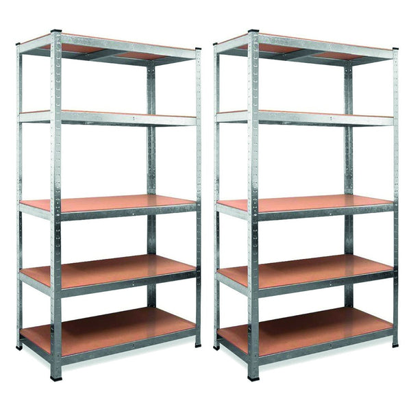 sconto Set 2 Etagères Modulaires 180x90x40 cm 5 Etagères max 875 Kg en Métal et MDF