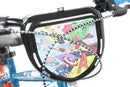 Bicicletta per Bambini 14" Marvel Avengers Freni Caliper e Stabilizzatori in Acciaio Hi-Ten Blu e Rosso