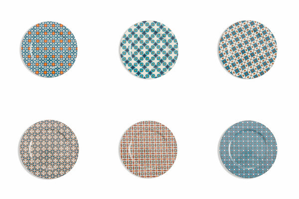 Lot de 6 sets de table plats Ø33x1,5 cm en plastique VdE Tivoli 1996 Lisboa acquista