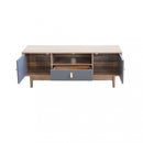 Mobile Rémy 120x39x45 h cm in Legno Grigio