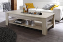 Tavolino Rettangolare da Salotto 140x68x45cm TFT  Rustic Quercia Samoa