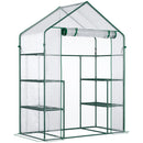 Serra da Giardino 142x73x195 cm Impermeabile e Anti UV Verde