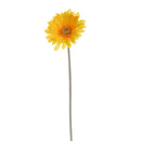 Set 24 Fiori Artificiali di Gerbera Altezza 53 cm Giallo