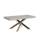 Tavolo Allungabile 200/460x90 cm Volantis Cashmere Gambe Multicolore 4/C      
