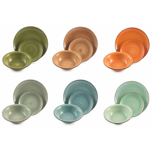 Service De Table 18 Pièces en Dolomite Dure VdE Tivoli 1996 New Baita online