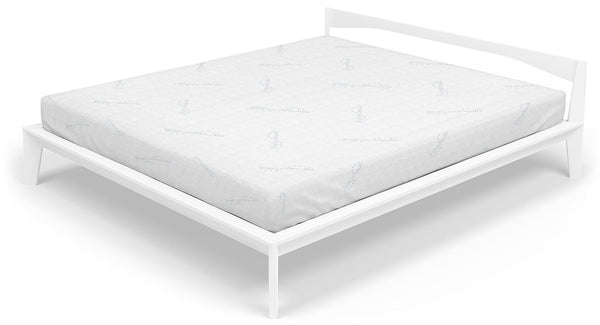 sconto Housse de matelas extensible en polyester gris clair Différentes tailles