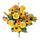 Lot de 2 Bouquets Artificiels Roses et Magnolia pour 18 60 cm