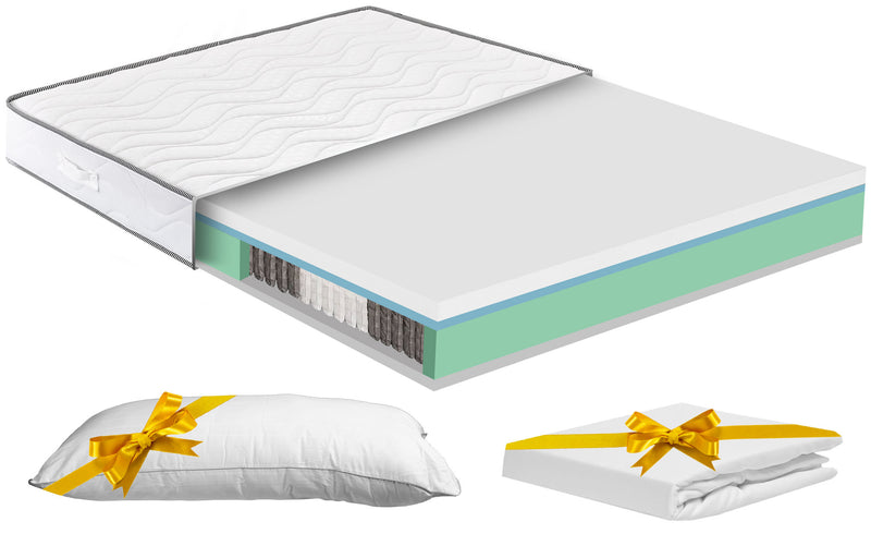 Materasso Memory e Molle 1 piazza e mezzo 120x190 cm H25 Dispositivo Medico 1 Dormidea Deluxe