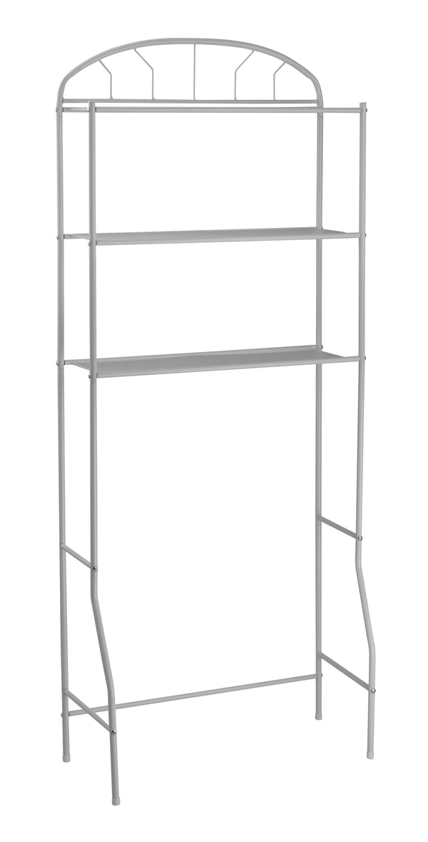 Etagère gain de place au dessus du lave-linge 69x32x170 cm en métal blanc prezzo