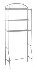 Scaffale Sopra Lavatrice Salvaspazio 69x32x170 cm in Metallo Bianco
