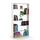 Bibliothèque Tars blanche 84x24x157H cm