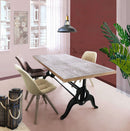 Sedia Aron 48x44x47/84 h cm in Legno Marrone