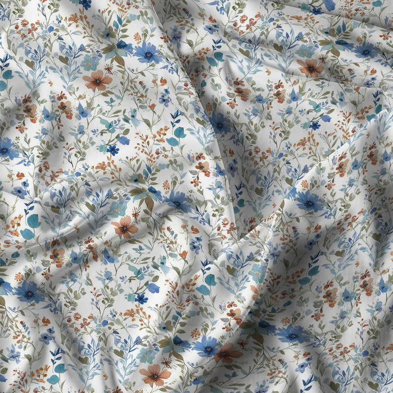 Set Lenzuola con Stampa Sopra Sotto e Federe Linea Ida Ermes Varie Misure