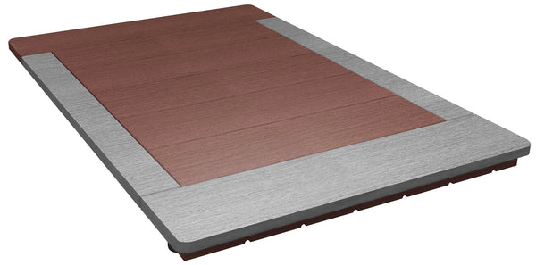 Base pour douche d'extérieur 75x97x4,3 cm en café et gris sconto