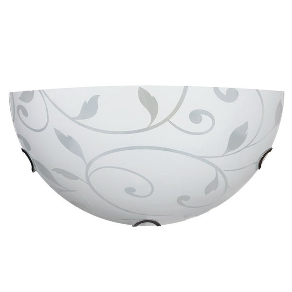 Applique 1xE27 Crochets Chrome Verre Plaque Blanc E-Energy Lena acquista