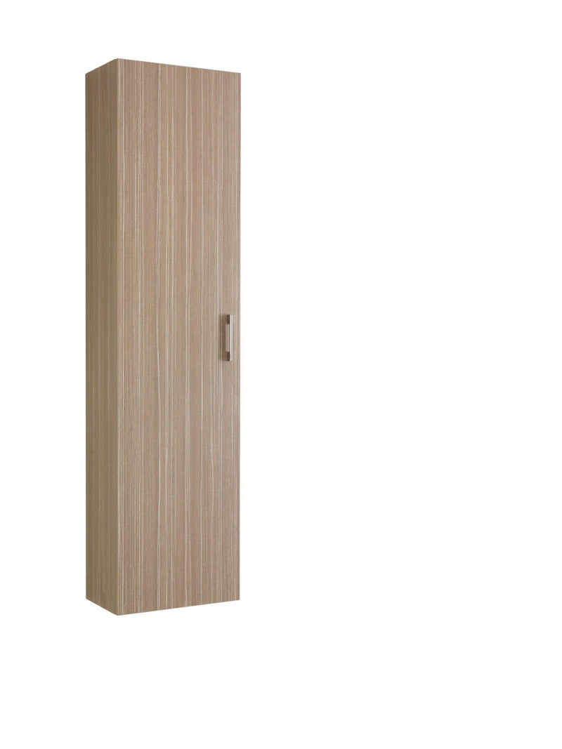 Mobile da Bagno a Colonna 1 Anta in Melaminico 40x32x160cm TFT Giava Wood Cream