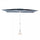 Parasol de jardin Poly Eco 2x3m en acier et toile grise