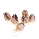 Set 24 Uova con Piume H 7 cm