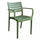 Fauteuil Eveline 58,5x55,2x84 cm en polypropylène vert