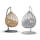 Dondolo Pensile da Giardino con cuscino Ø108x198 cm con Cuscino