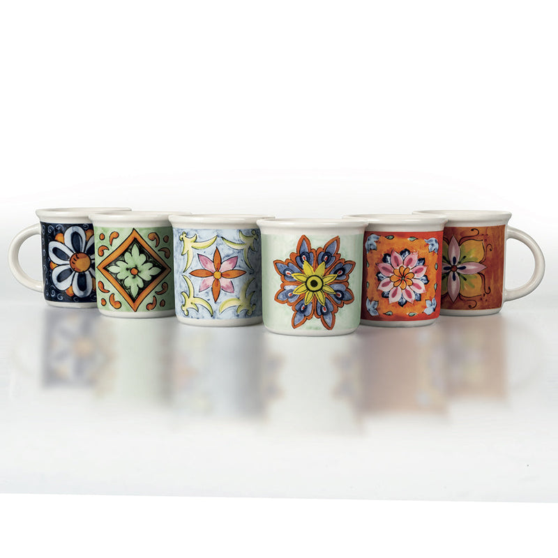 Set 6 Tazzine da Caffè Ø6,5x6,3 cm in Bone China VdE Tivoli 1996 Infinito