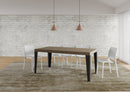  Tavolo Allungabile 200-460x90x77 cm Flame Premium Tortora Telaio Antracite