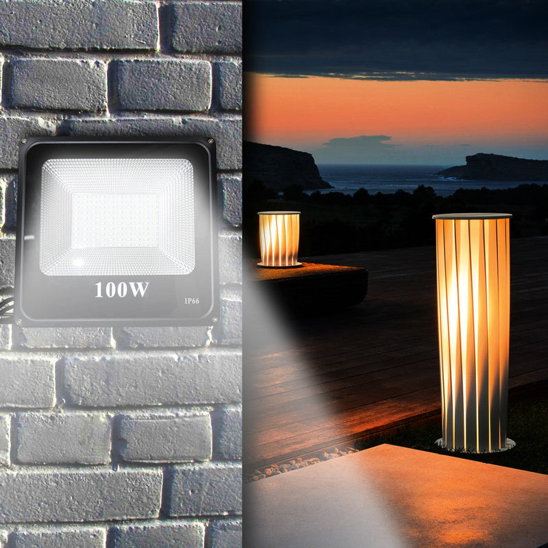 Faro a led da esterno 6500K luce fredda da muro 100W impermeabile IP66