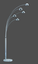 Piantana da Interno  E14 in Metallo Cromo